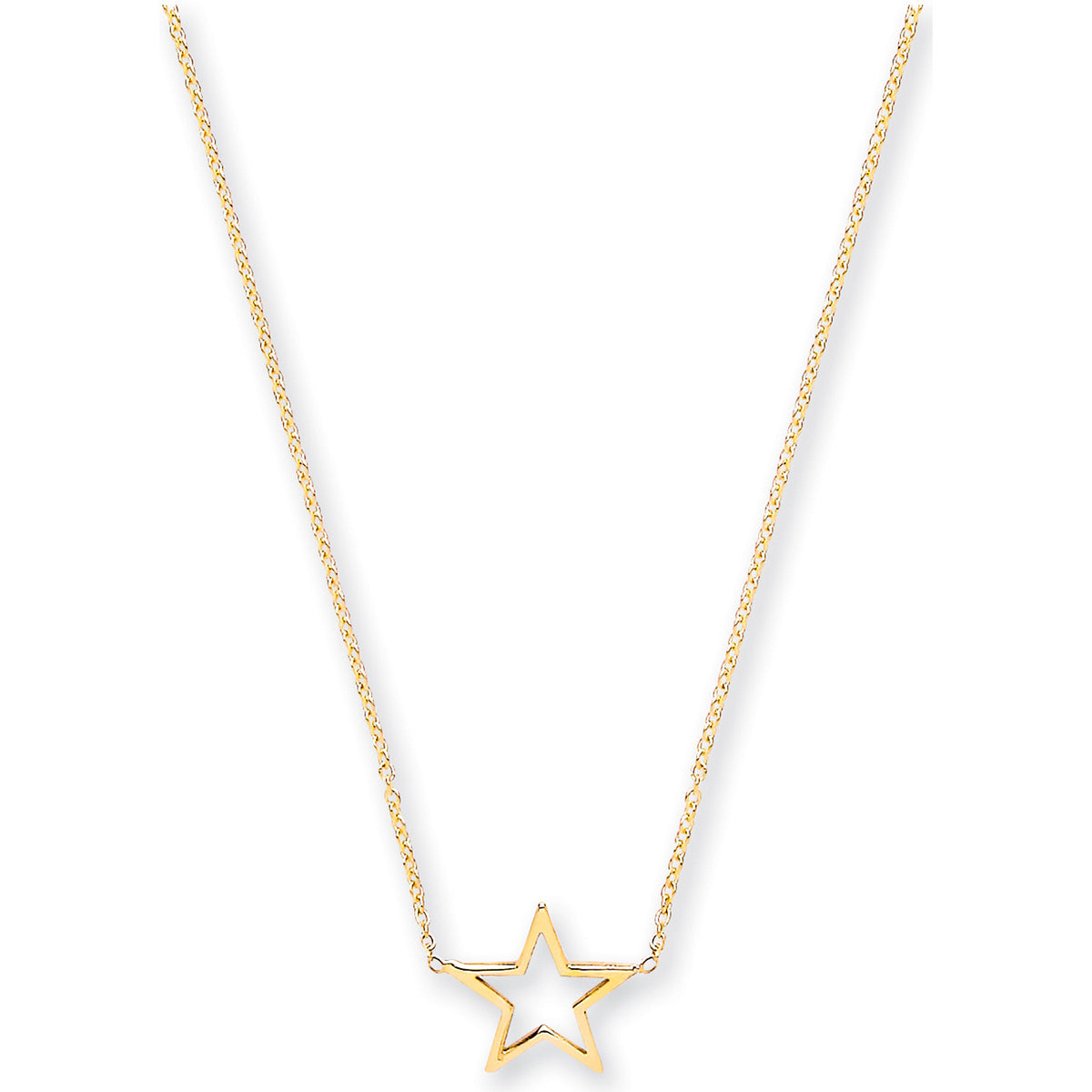 Y/G Rolo Chain with Star Adjustable from 18" to 16"/17"