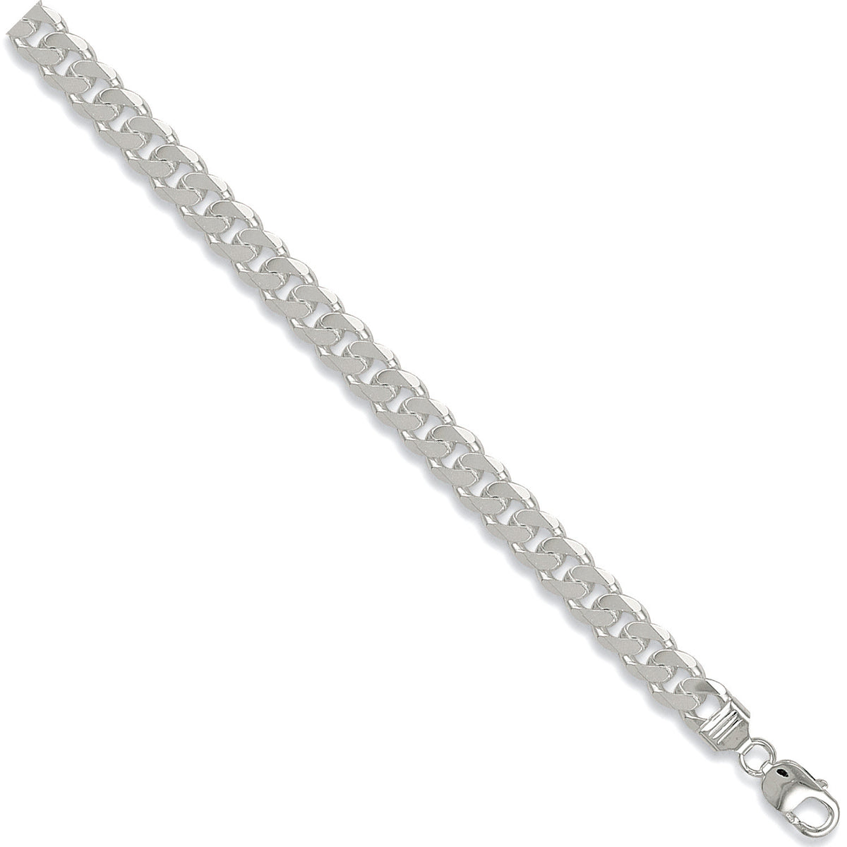 Silver 10mm Curb Chain