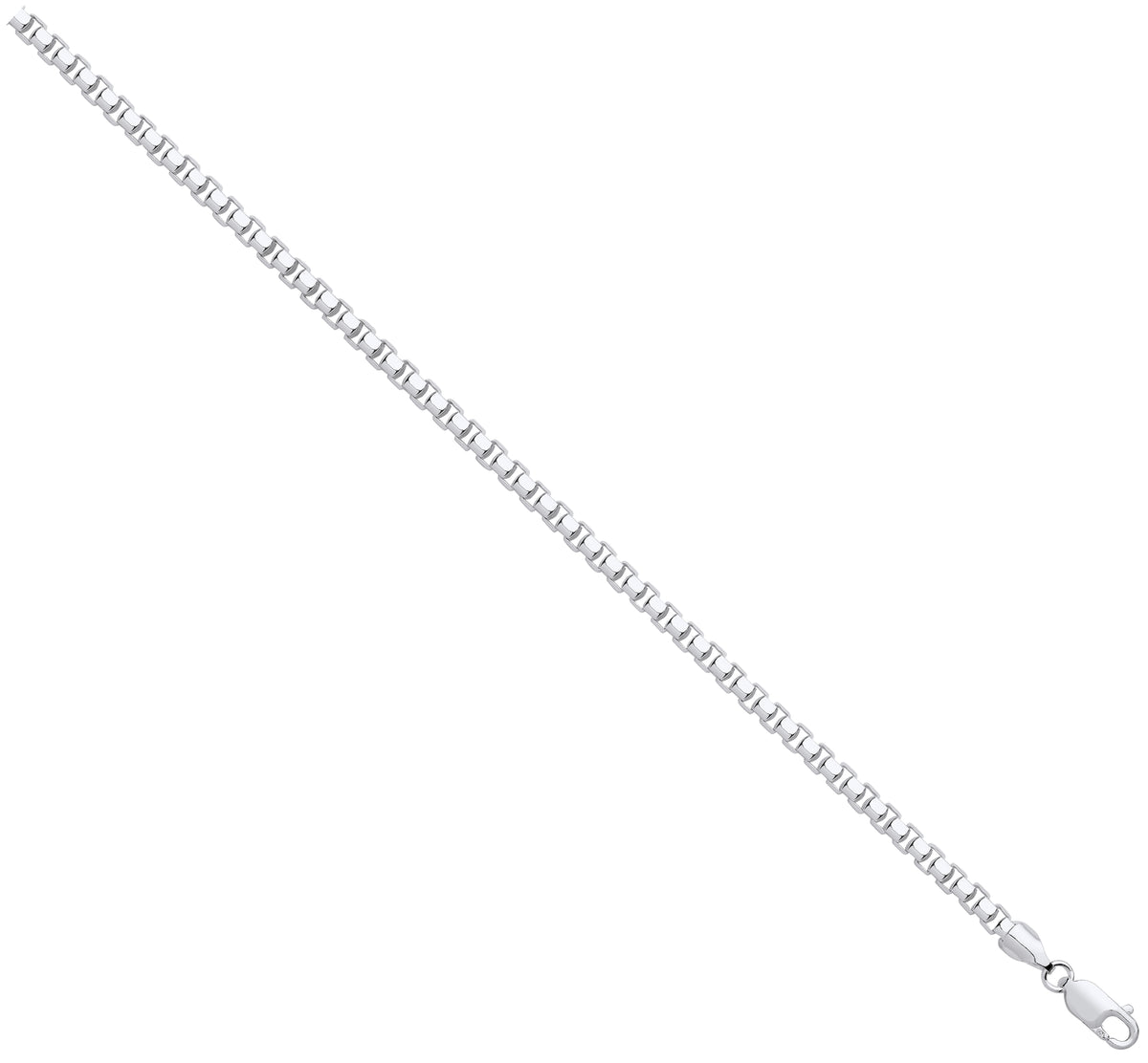 Silver 4mm Box Chain