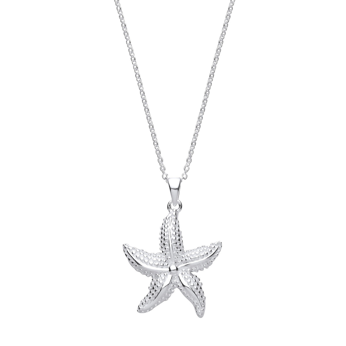 Starfish Silver Necklace
