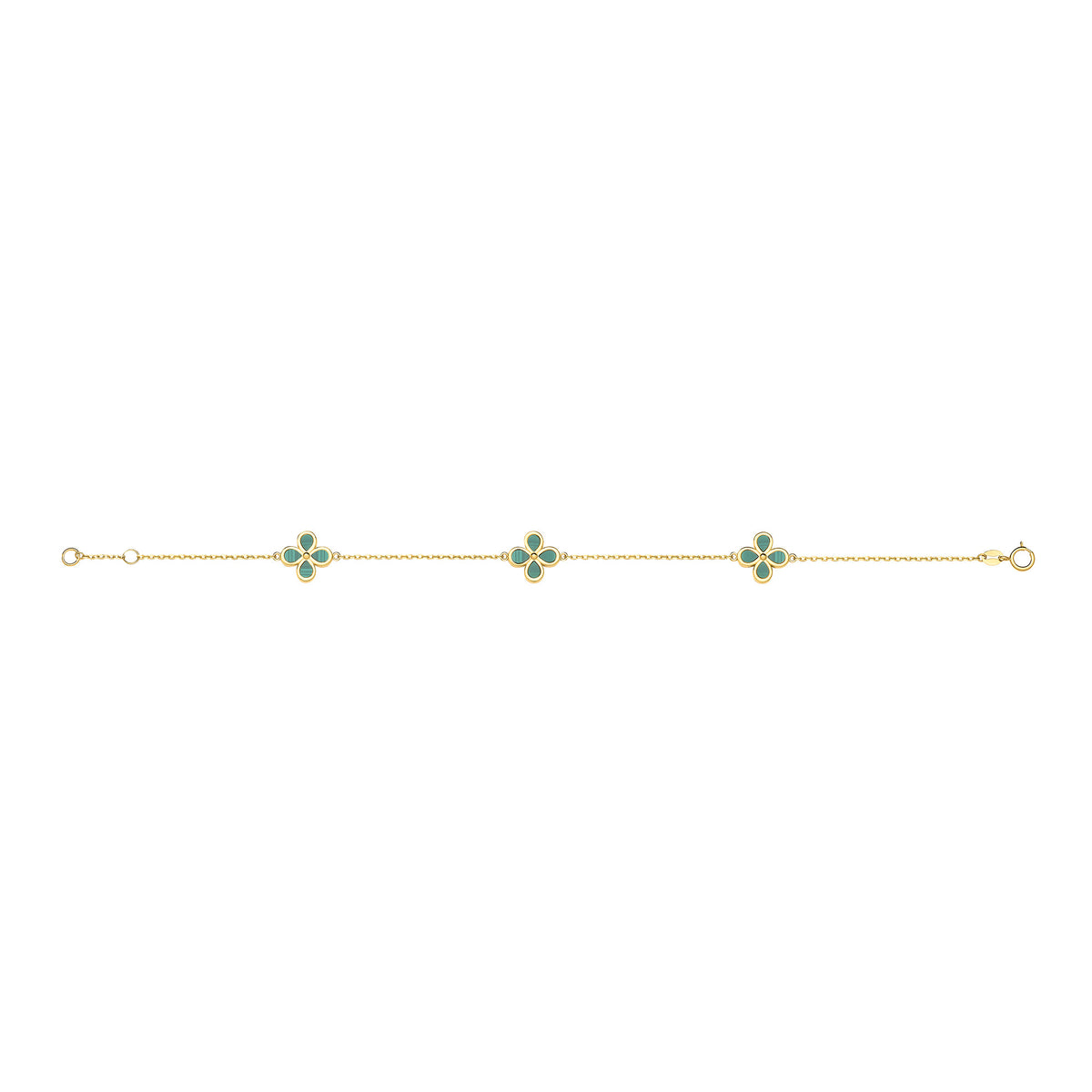 Y/G Green MLCH Flower Ladies Bracelet