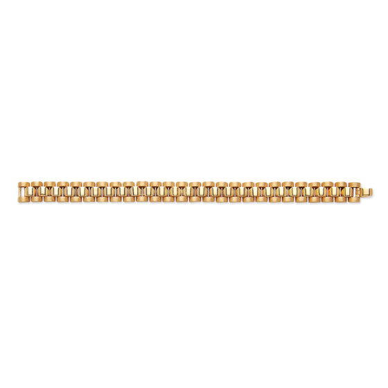 Yellow Gold Rolex-Style Link Baby Bracelet TGC-BR0630