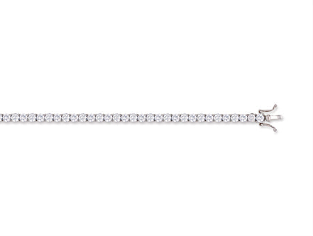 White Gold Cz Tennis Bracelet TGC-BR0534