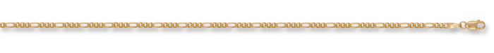 Yellow Gold Figaro Chain TGC-CN0002-LB