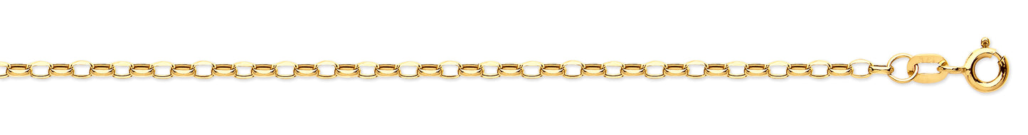 Yellow Gold Hollow Belcher Chain TGC-CN0461