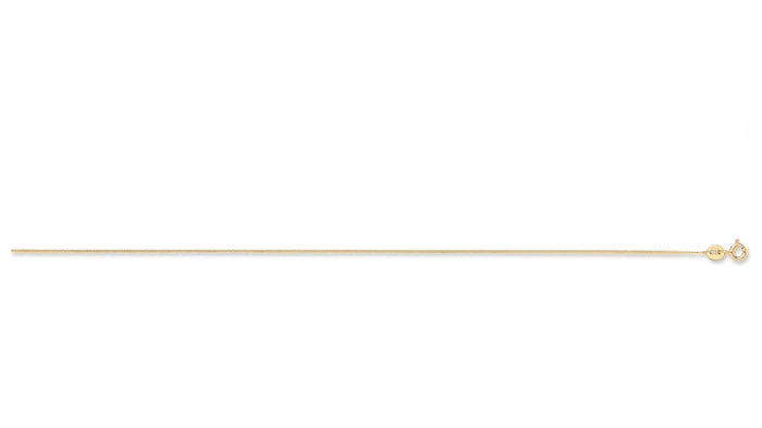 18ct Yellow Gold Diamond Cut Curb Chain TGC-CN0536