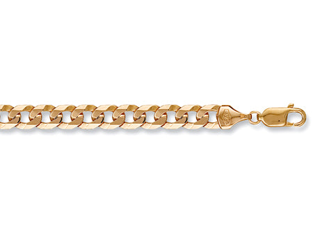 Yellow Gold Flat Curb Chain TGC-CN0382-LB