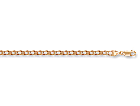 Yellow Gold Open Double Curb Chain TGC-CN0050