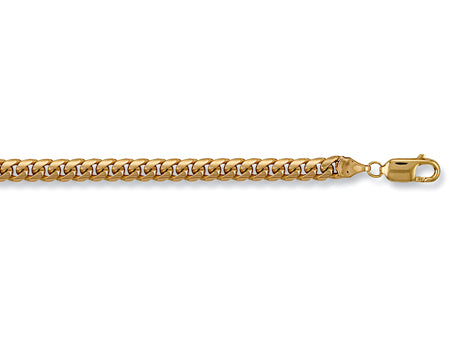 Yellow Gold Domed Curb Chain TGC-CN0072-GB