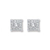 18ct White Gold 0.25ct Diamond Stud Earrings  TGC-DER0220