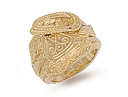 Yellow Gold Saddle Ring TGC-R0107