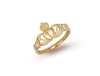 Yellow Gold Baby Claddagh Ring TGC-R0089