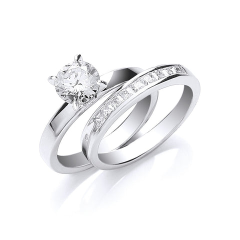 Silver Bridal Rings