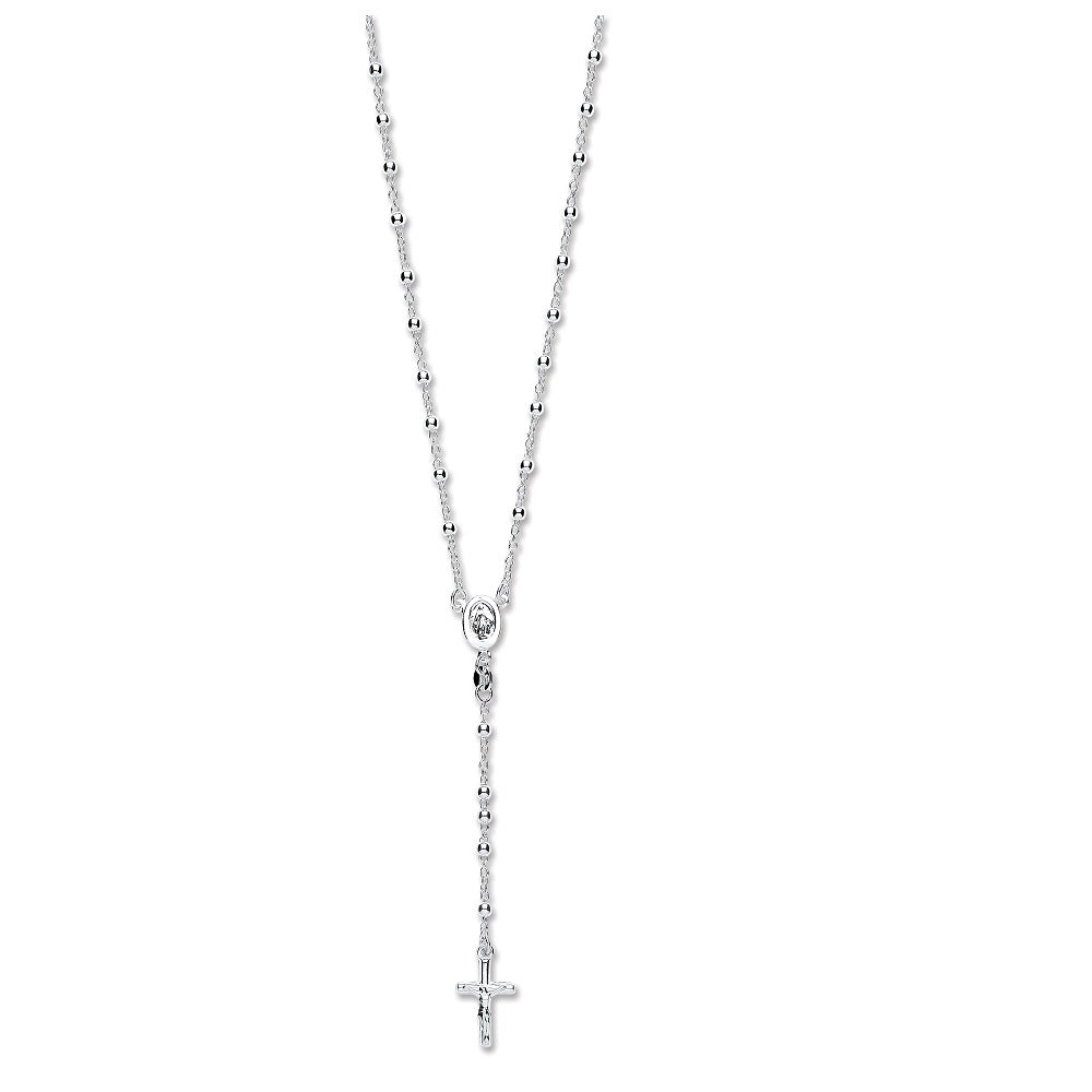 Silver Rosary Beads