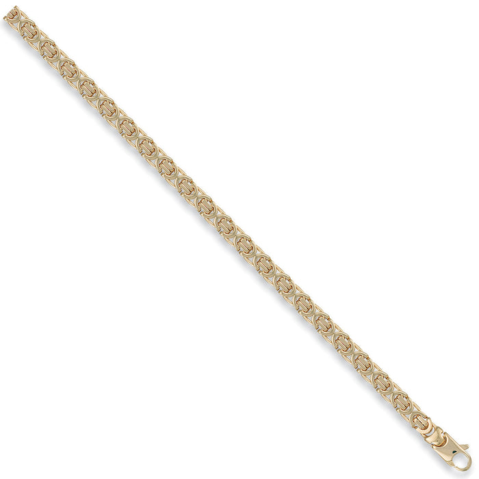 Y/G 6mm Flat Byzantine Chain