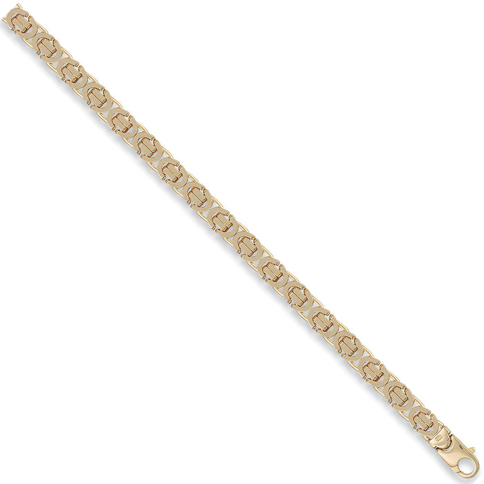 Y/G 7mm Flat Byzantine Chain