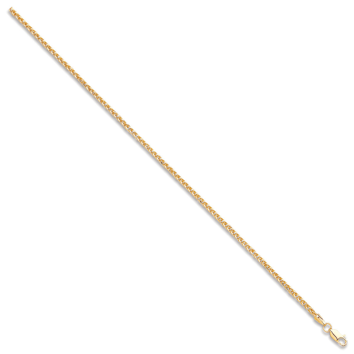 Y/G 2.4mm Hollow Square Spiga Chain/Bracelet