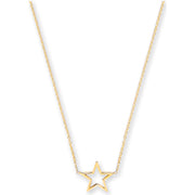 Y/G Rolo Chain with Star Adjustable from 18" to 16"/17"