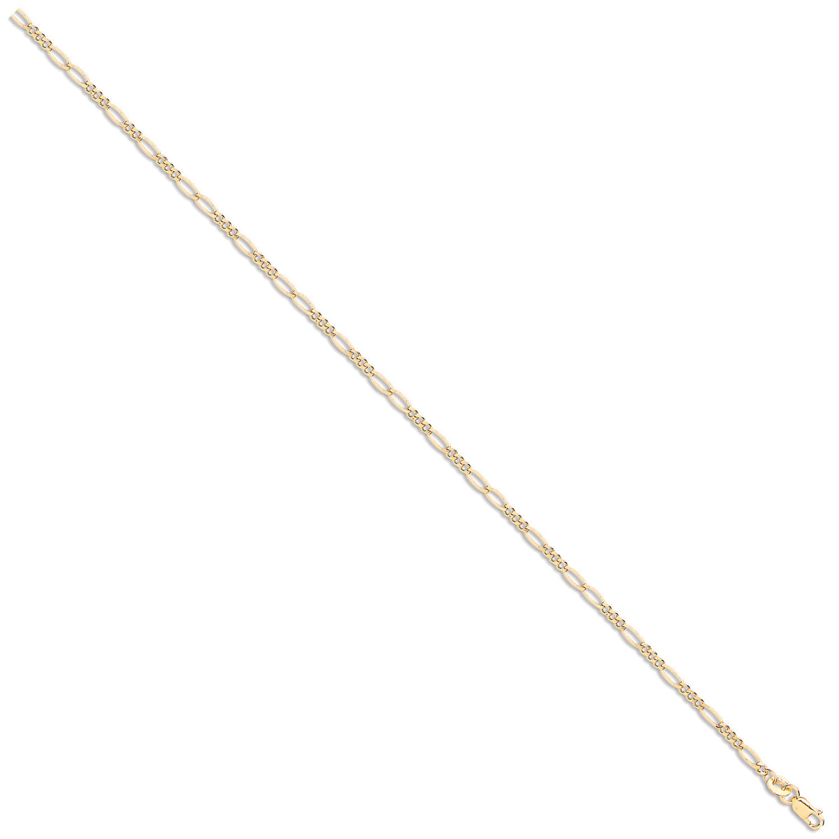 Y/G 2.2mm Hollow Figaro Chain