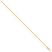 Y/G 2.1mm Hollow Square Cut Box Chain