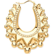 Y/G Large Traditional Creoles Earrings
