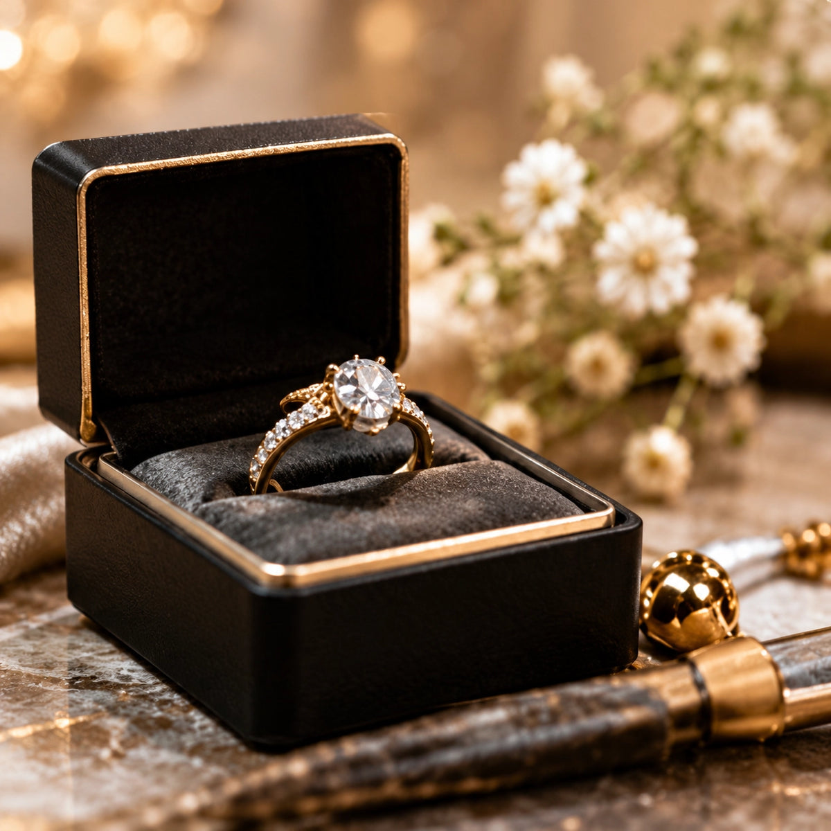 Jewellery in a presentation box