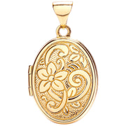 Y/G Oval Shaped Locket