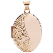 R/G Oval Shaped Locket