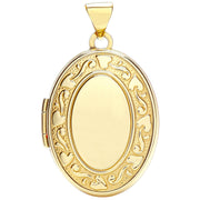 Y/G Oval Shaped Locket