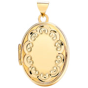 Y/G Oval Shaped Locket