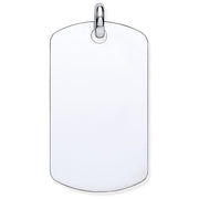 W/G Dog Tag Pendant