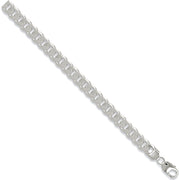 Silver 10mm Curb Chain