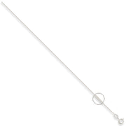 Silver 1.2mm Traditional Classic Curb Chain