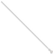 Silver 1.7mm Traditional Classic Curb Chain
