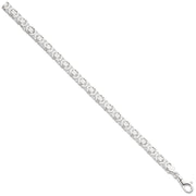 Silver 7mm Byzantine Chain