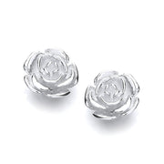 Silver Rose Stud