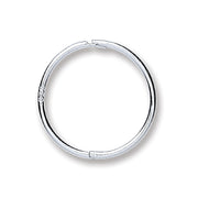 Silver 14mm Plain Hinged Sleepers