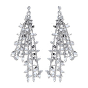 #  P/P Silver Tassel Drop Earrings
