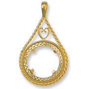 Y/G (Full) Fancy Sovereign Pendant