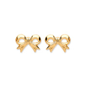 9ct Y/G Bow Studs