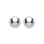 9ct W/G 6mm Ball Studs