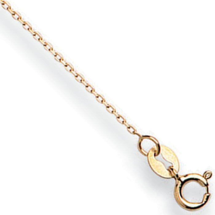 Y/G 0.8mm Diamond Cut Trace Chain