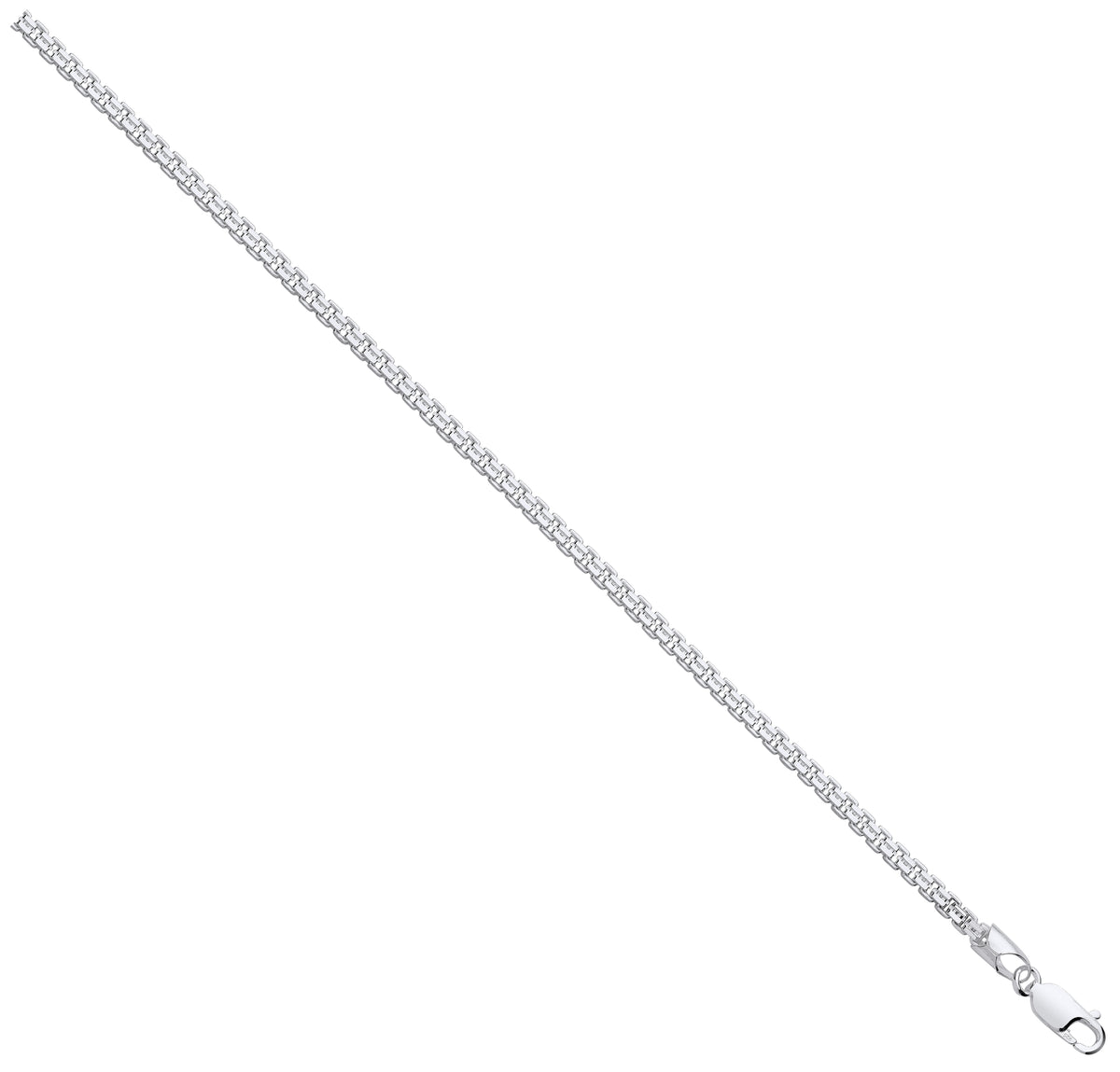 Silver 3mm Cage Chain