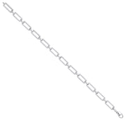 9ct White gold 1.13ct bracelet