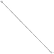 9ct White Gold 0.25ct Diamond Tennis Bracelet
