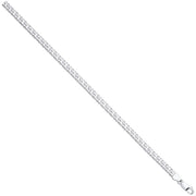 Silver Double Curb 6mm Chain