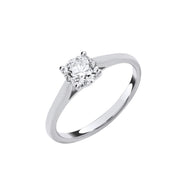 18ct White Gold 1.00ctw Solitaire LAB GROWN Diamond Ring IGI Certified