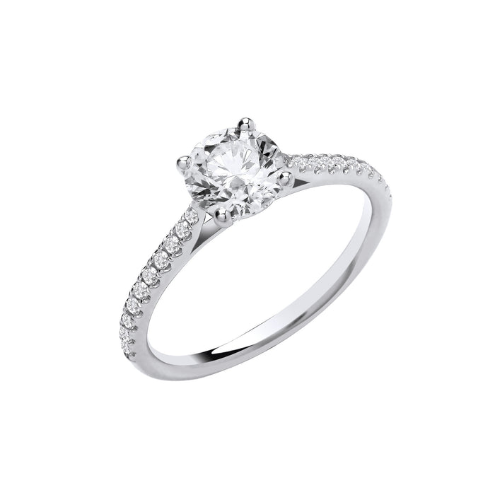 18ct White Gold 1.15ctw LAB GROWN Diamond Ring IGI Certified