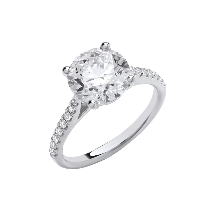 18ct White Gold 2.17ctw LAB GROWN Diamond Ring IGI Certified