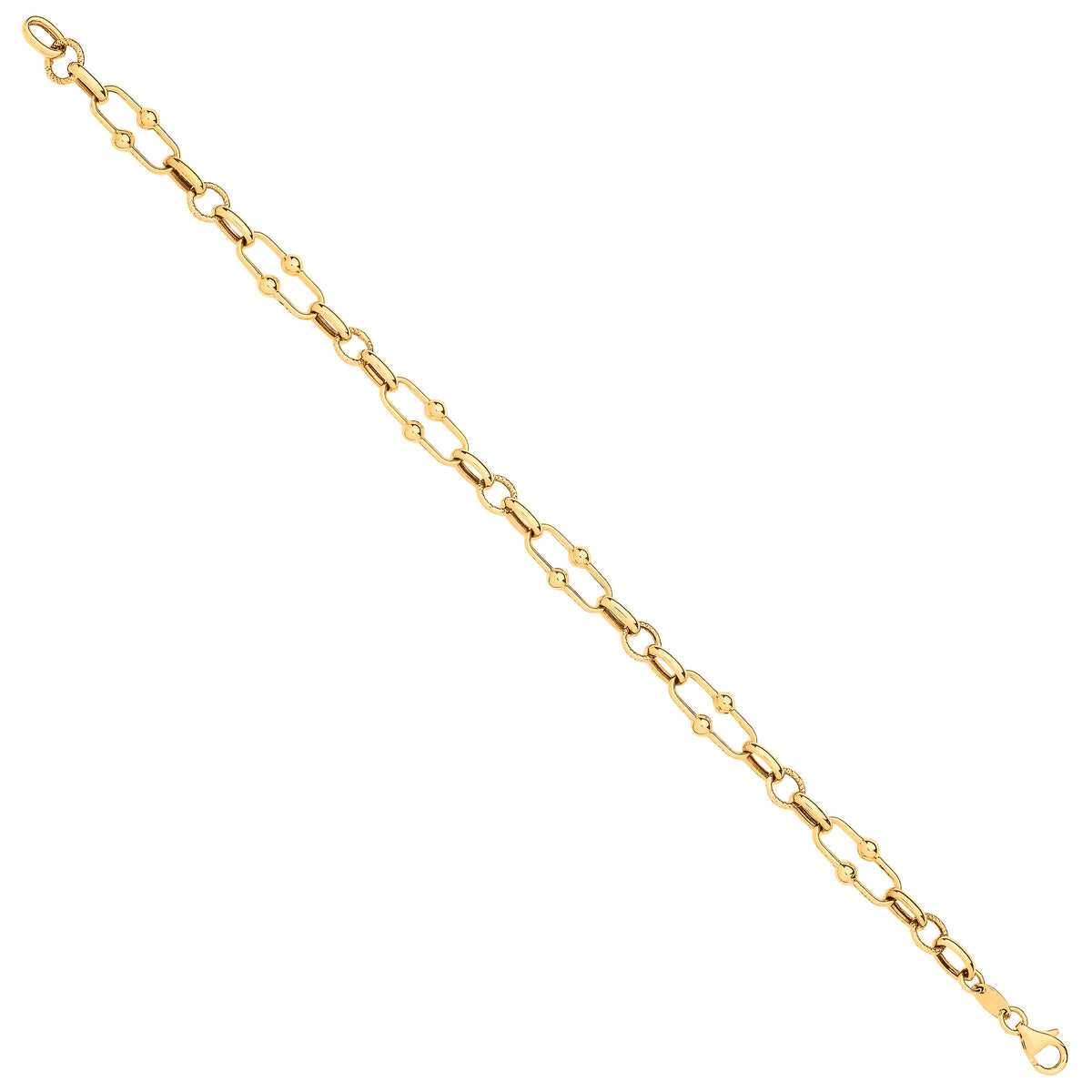 Y/G Pivot Link Ladies Bracelet